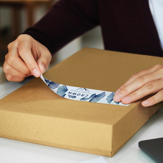 250 x 50mm Adhesive Labels Lifestyle